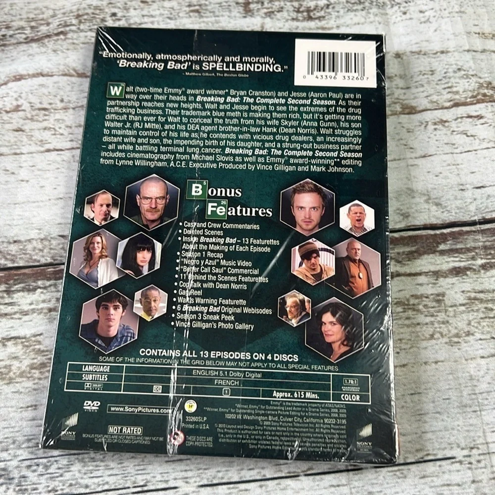 Breaking Bad DVD Box Set Complete Season 1-4 ( Season 2-4 are brand new)